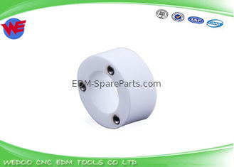 F407 Lower Ceramic Roller Fanuc EDM Parts A290-8119-X766 Size 38*22*16t
