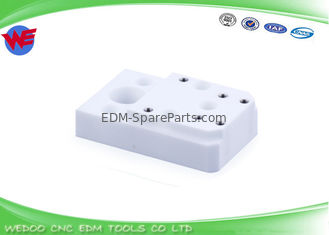 Lower Chmer EDM Machine Parts Ceramic Isolator Plate White Color CH304