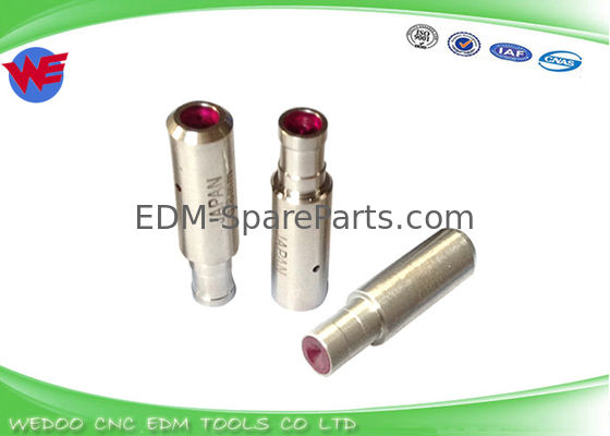 EDM Z140 1.0 mm Drill Machine Spare Parts Ruby Pipe Guide With 8*6*30mmL