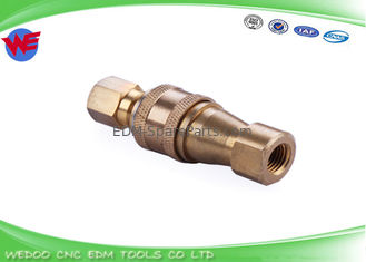 S863-1 Water Pipe Fitting Sodick EDM Parts Brass Material Durable AQ600 AQ327 AQ