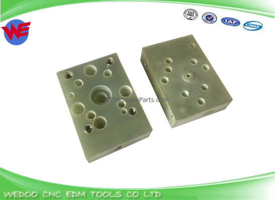 Lower Isolator Plate A290-8119-Z764 Lower Jet Block Fanuc EDM Parts 56x40x13