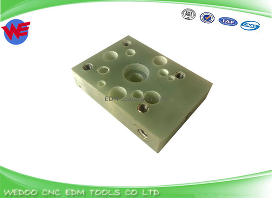Lower Isolator Plate A290-8119-Z764 Lower Jet Block Fanuc EDM Parts 56x40x13