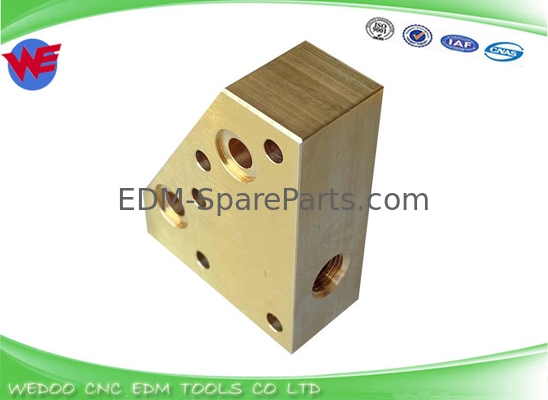 X263d380h02 Mitsubishi Edm Spares DFD1100 Piping Block For Mv1200s 56*45*20mm