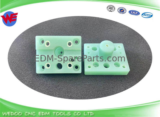 A290-8130-X763 Fanuc Isolator EDM Parts Lower Jet Block 54*43*10*26MM a-B series
