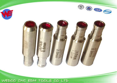 Z140 EDM Ruby Pipe Guide 1.5 / 2.0 / 2.5 /3.0 mm Super drilling guide 8 dia body