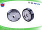 F416 Ceramic Feed Roller Fanuc EDM Parts A290-8112-X383 80Dx16X25W Black Color
