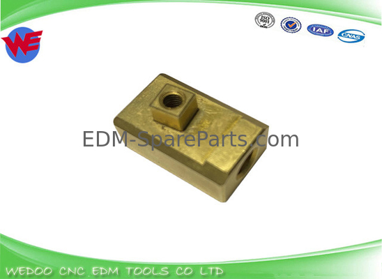 200641088 200.641.088 Charmilles Brass Cut Contact Support  EDM Parts 24*15*15