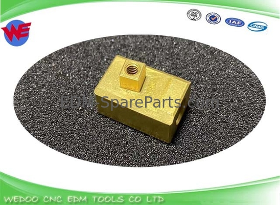 200641088 200.641.088 Charmilles Brass Cut Contact Support  EDM Parts 24*15*15