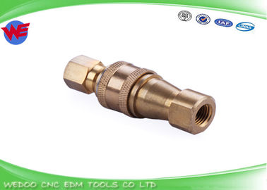 S863-1 Water Pipe Fitting Sodick EDM Parts Brass Material Durable AQ600 AQ327 AQ