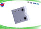 S301 White Color Sodick Spare Parts , Ceramic Isolator Plate 3085759 57.5x50x20T