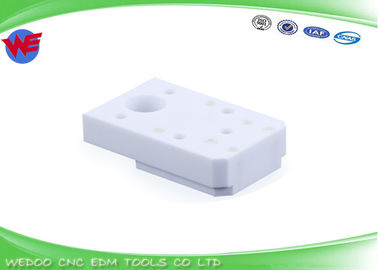 Lower Chmer EDM Machine Parts Ceramic Isolator Plate White Color CH304