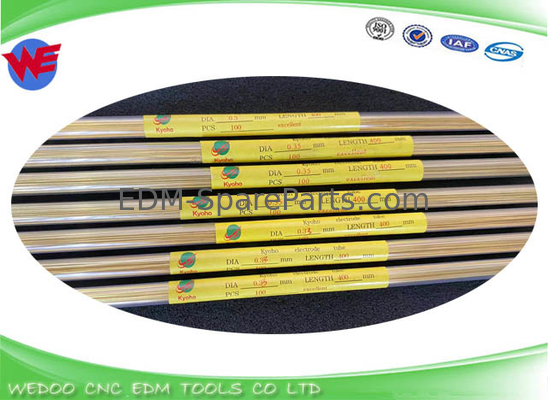EDM Brass / Copper  Tubes 0.35x400mmL  0.28*400mmL 0.33*400mmL 0.1*200mmL 0.15mm