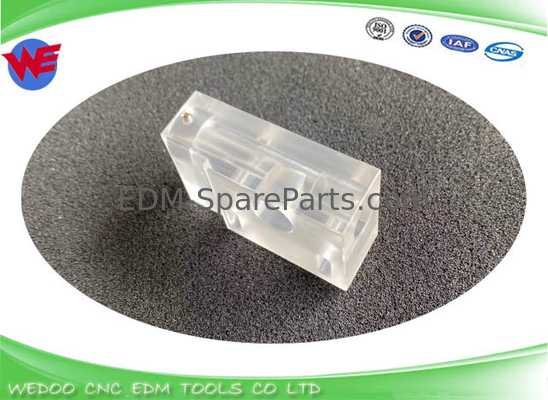 A290-8119-X393 Feed Wire Guide Block Polycarbonate 33.5*21*62 For Fanuc EDM Parts