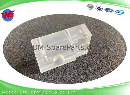 A290-8119-X393 Feed Wire Guide Block Polycarbonate 33.5*21*62 For Fanuc EDM Parts