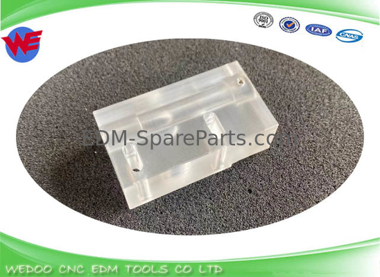 A290-8119-X393 Feed Wire Guide Block Polycarbonate 33.5*21*62 For Fanuc EDM Parts