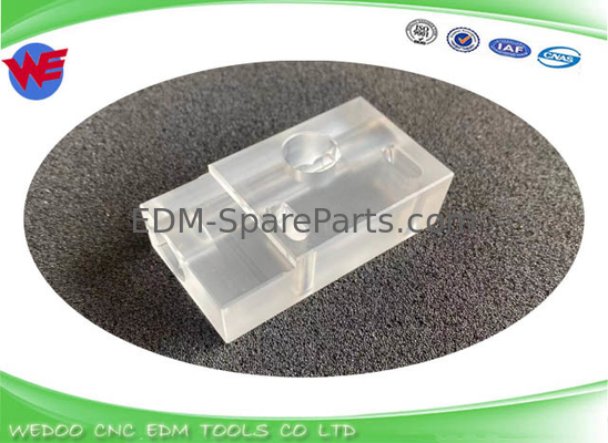 A290-8119-X393 Feed Wire Guide Block Polycarbonate 33.5*21*62 For Fanuc EDM Parts