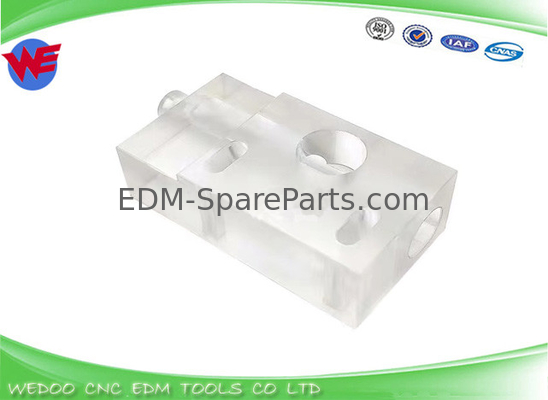 A290-8112-X393 Feed Wire Guide Block Polycarbonate  For Fanuc  70.5 X 34 X 21mm
