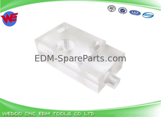 A290-8112-X393 Feed Wire Guide Block Polycarbonate  For Fanuc  70.5 X 34 X 21mm