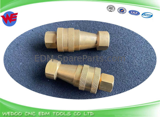 S863-1 Water Pipe Fitting Sodick EDM Parts Brass Material Durable AQ600 AQ327 AQ