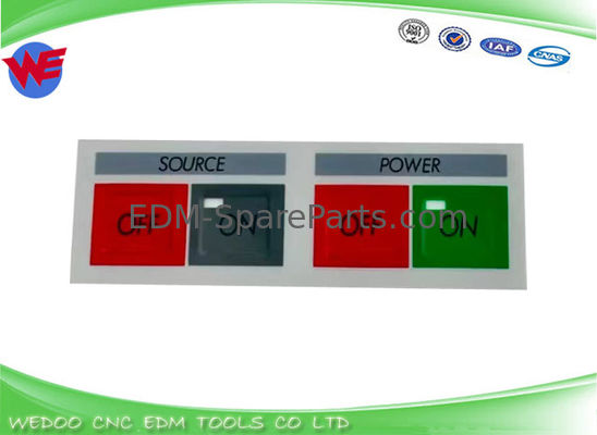 Sodick A30R VZ400 AQ327l AQ535 AQ750 A320d A280l A320d  Control Key Sheet