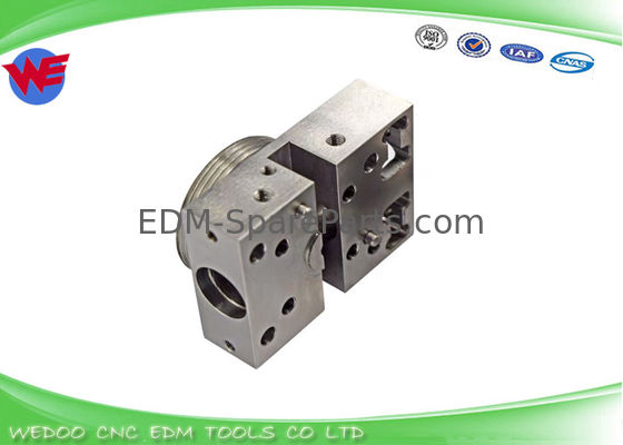 A290-8119-X76 Stainless Lower Guide Holder Block Fanuc EDM Wear Parts 52x42x33.5