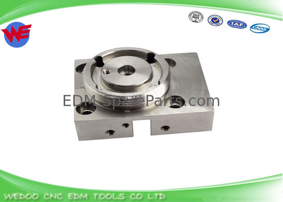 A290-8119-X76 Stainless Lower Guide Holder Block Fanuc EDM Wear Parts 52x42x33.5