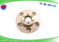 A290-8102-X723 Upper Nozzle Base Fanuc EDM Parts 58 X 19L Plastic Material
