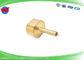 Sodick EDM 3051072 Brass Jet Nozzle Lower Holder Wire Guide
