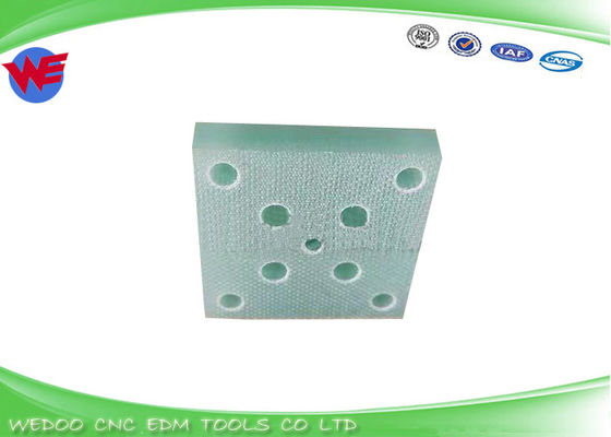 F318   Fanuc Lower Isolator Plate EDM Machine Parts  40*40*9T GUIDE BASE