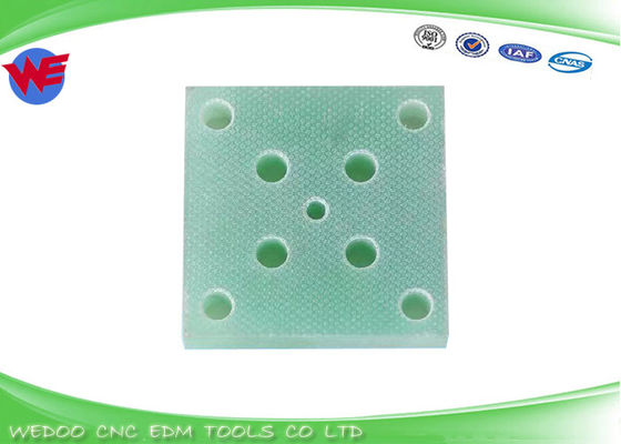 F318   Fanuc Lower Isolator Plate EDM Machine Parts  40*40*9T GUIDE BASE